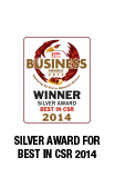 Sliver Award For Best In CSR 2014 | Lavile KL